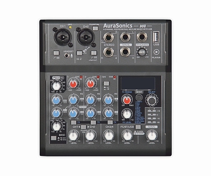 AuraSonics K4 компактный микшерный пульт в Кургане