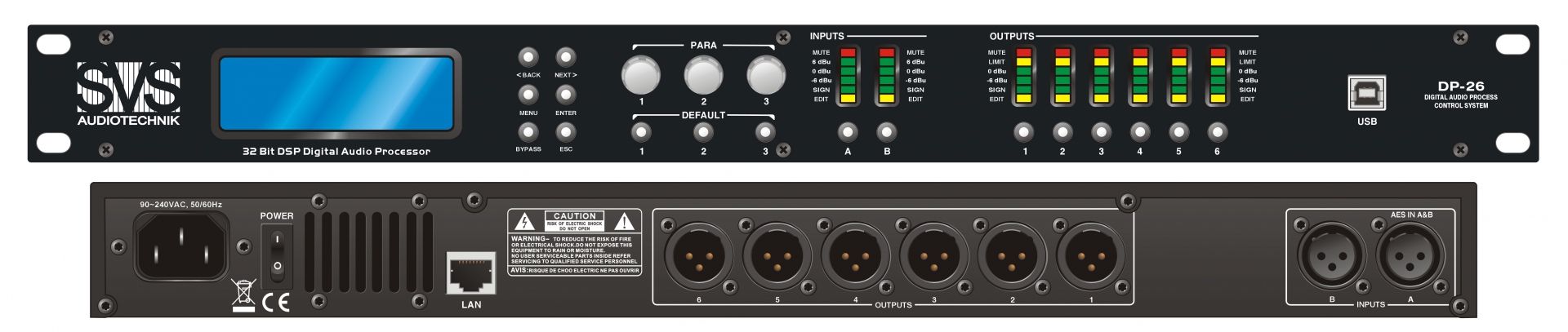 SVS Audiotechnik DP-26 Цифровой процессор: 2 входа 6 выходов в Кургане