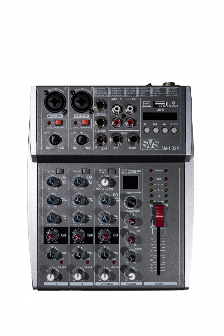 SVS Audiotechnik mixers AM-4 DSP Аналоговый микшерный пульт, 4-канала в Кургане