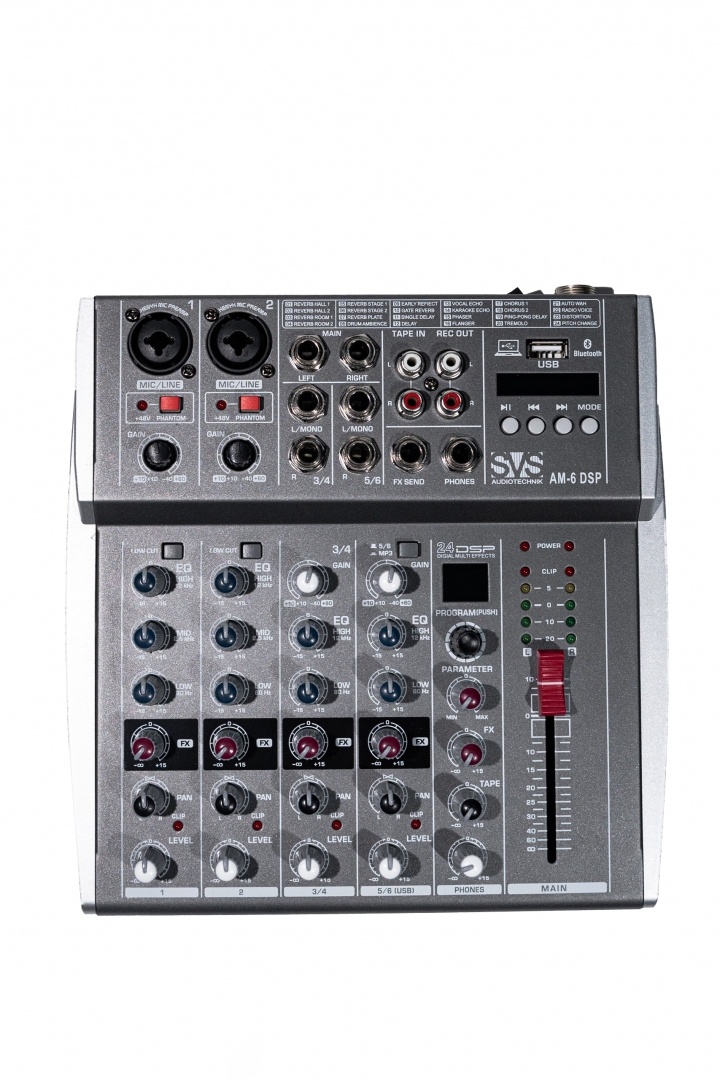 SVS Audiotechnik mixers AM-6 DSP Микшерный пульт аналоговый, 6-канальный SVS Audiotechnik mixers в Кургане